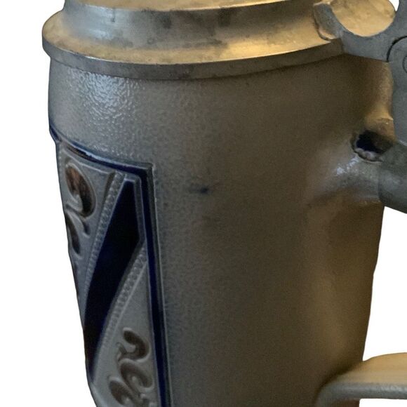 Vintage German Lidded Beer Stein Handcrafted in Germany Signed & Numbered - Picture 7 of 15
